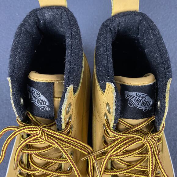 Vans Sk8-Hi MTE Shoes Mens Size 6 Wheat Yellow High Top Skateboard Winter Boots - Picture 4 of 14